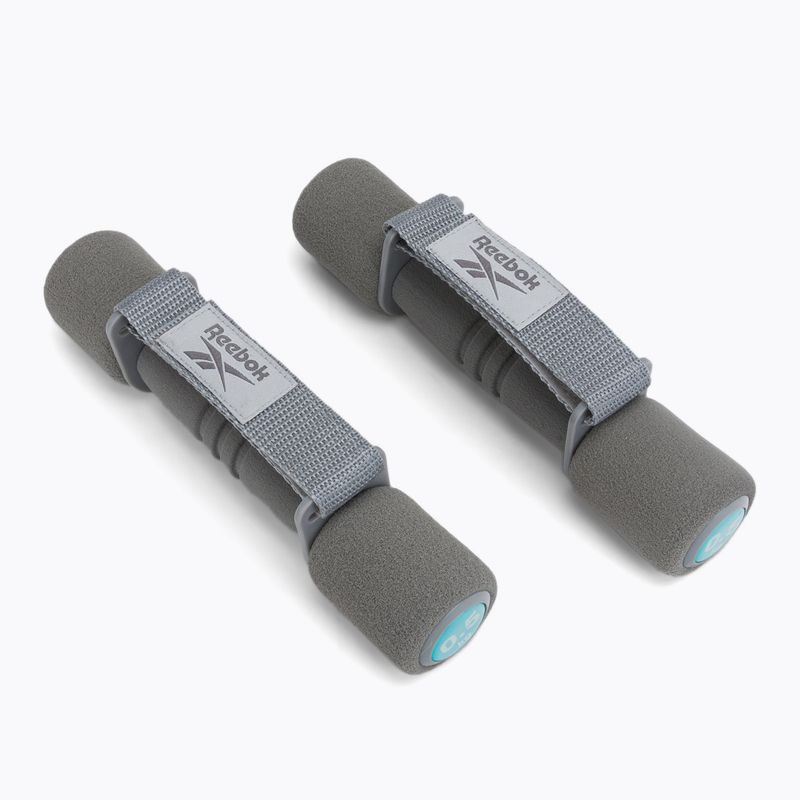 Reebok hanteliai 2 x 0,5 kg pilkos spalvos RAWT-11060BL 2