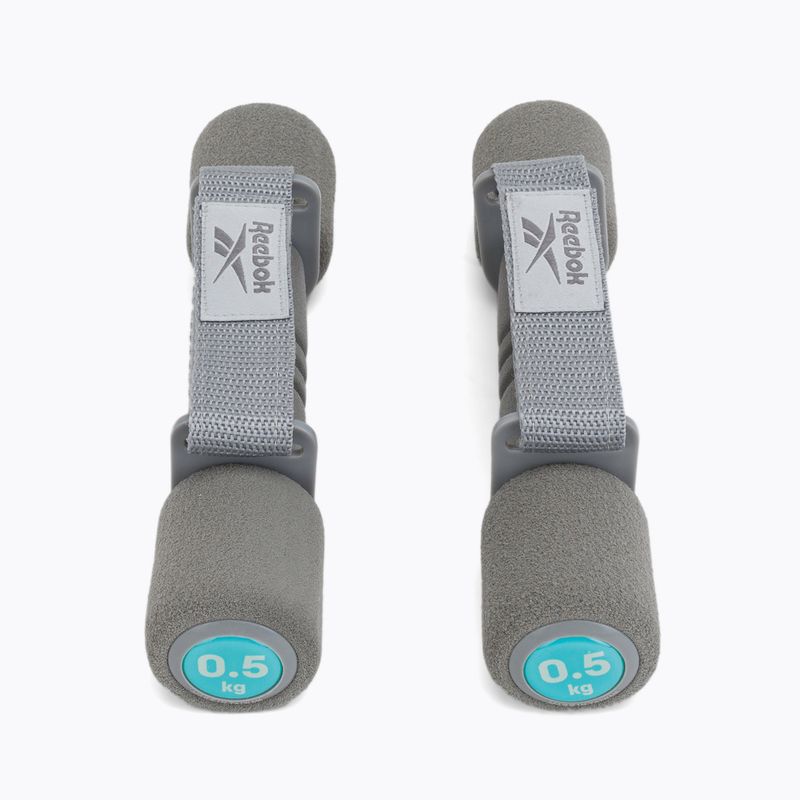 Reebok hanteliai 2 x 0,5 kg pilkos spalvos RAWT-11060BL 3