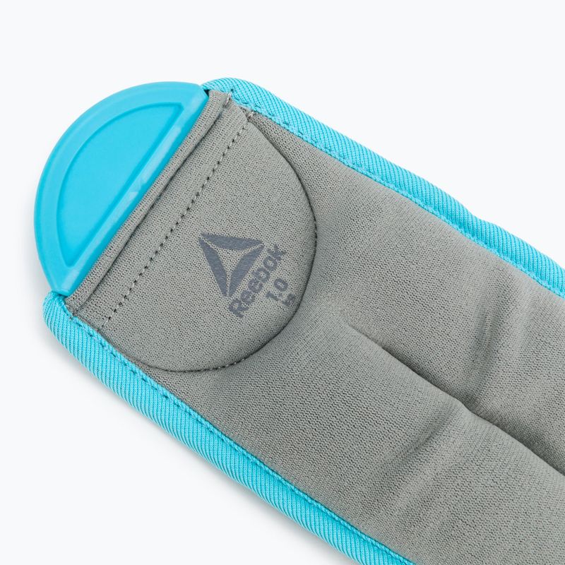 Reebok riešo svarmenys 2 x 1 kg pilkos spalvos RAWT-11071BL 3