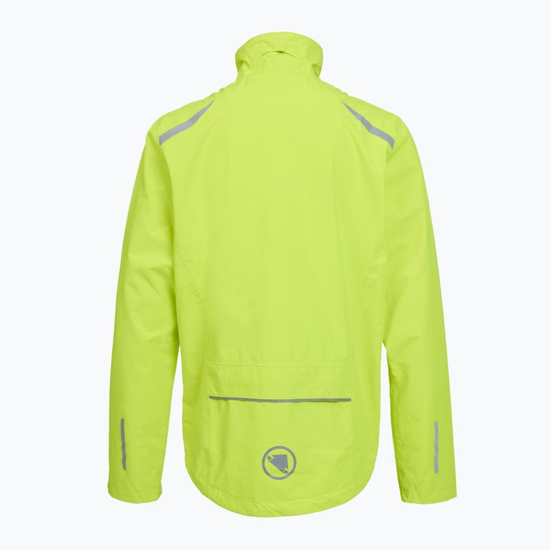Vyriška dviračių striukė Endura Hummvee Waterproof hi-viz yellow 2