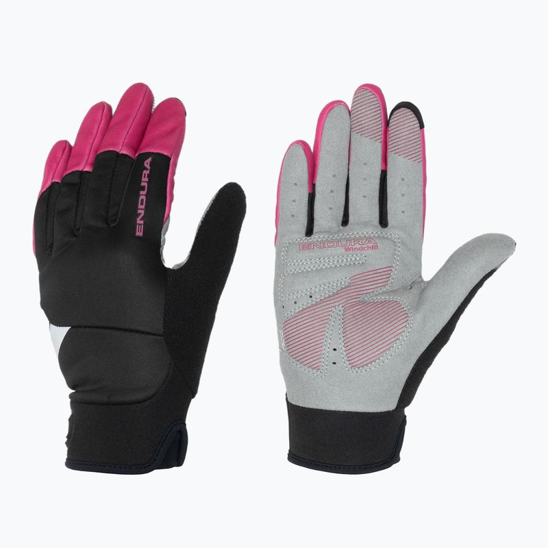 Moteriškos dviračių pirštinės Endura Windchill W cerise
