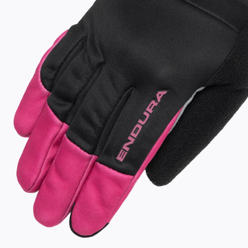 Moteriškos dviračių pirštinės Endura Windchill W cerise 4