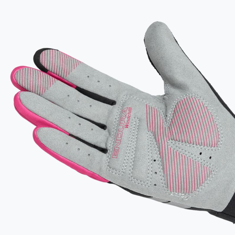 Moteriškos dviračių pirštinės Endura Windchill W cerise 5