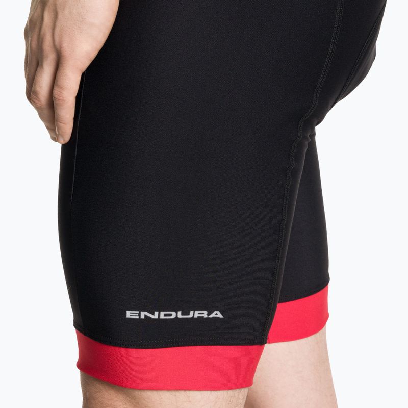 Vyriški dviračių šortai Endura Xtract Gel II Bibshort red 3