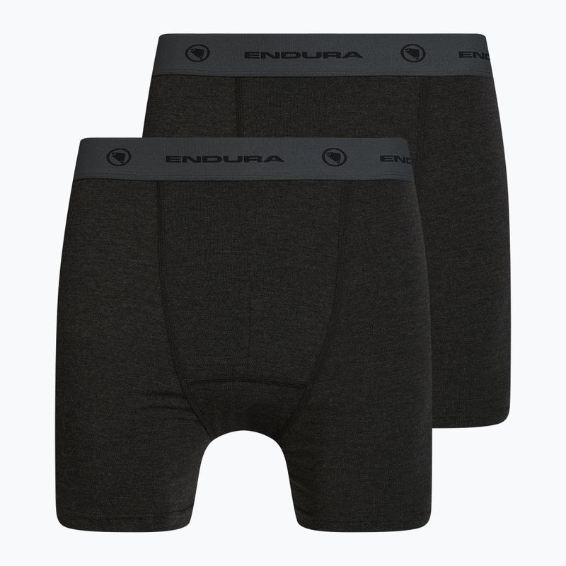 Vyriškos dviračių trumpikės Endura Bike Boxer 2 poros anthracite