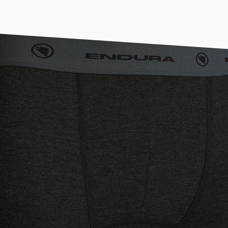 Vyriškos dviračių trumpikės Endura Bike Boxer 2 poros anthracite 4