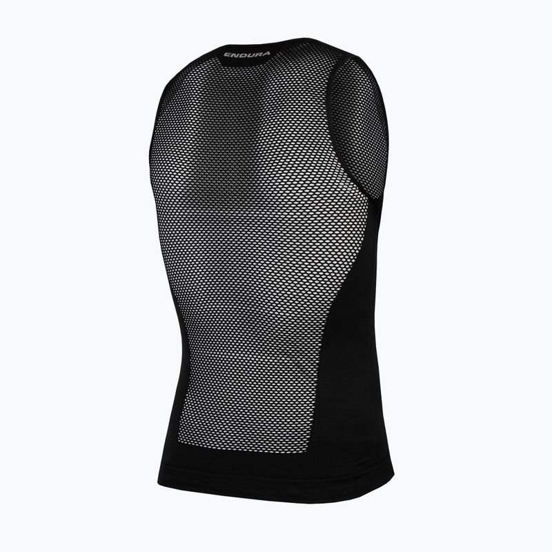 Vyriški dviratininkų prakaito marškinėliai Endura Fishnet II Sleeveless Baselayer black 2