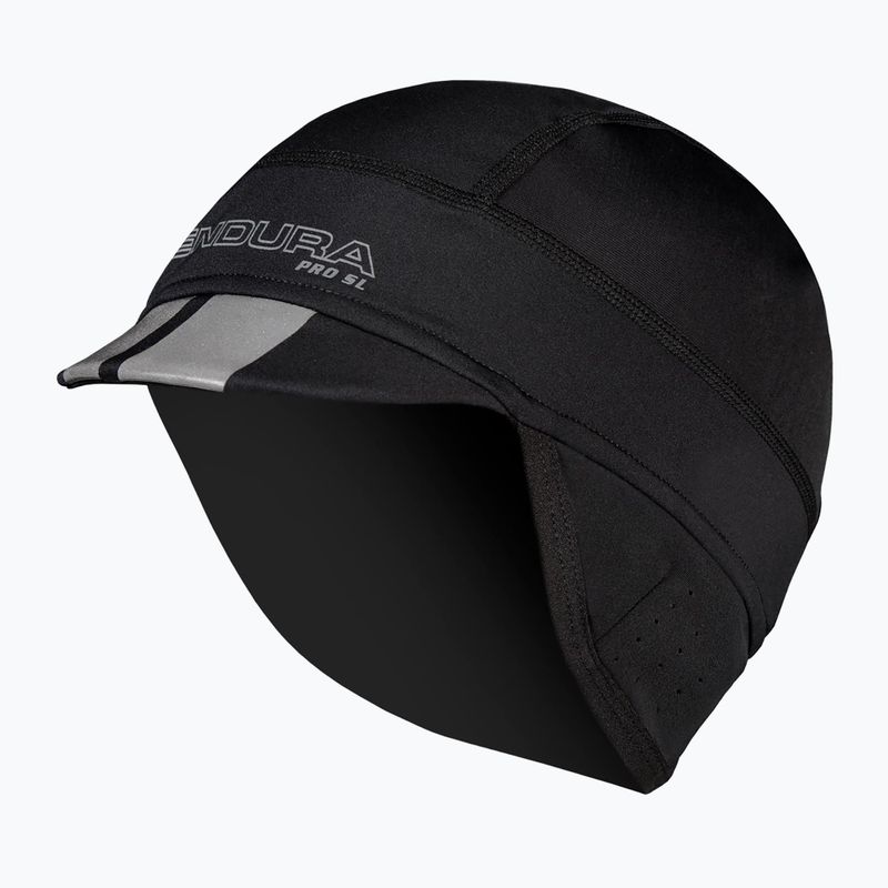 Dviračių kepuraitė su snapeliu Endura Pro Winter black