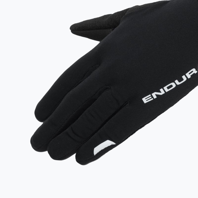 Vyriškos dviračių pirštinės Endura FS260-Pro Thermo black/reflective 4