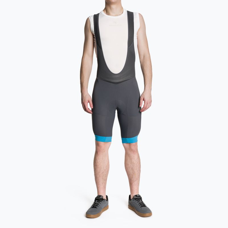 Vyriški dviračių šortai Endura Xtract Lite Bibshort hi-biz blue