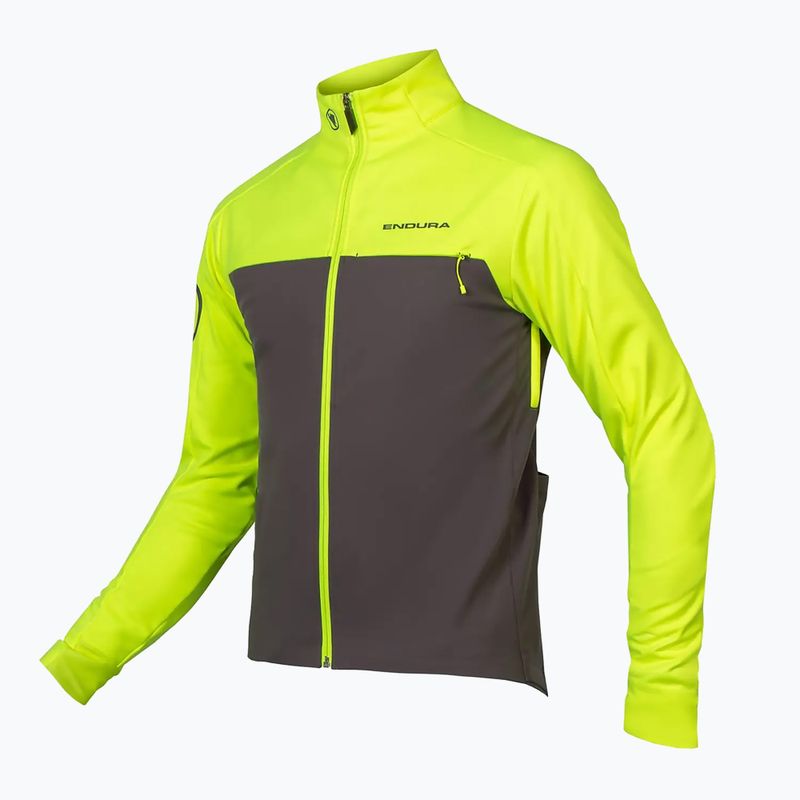 Vyriška dviračių striukė Endura Windchill II hi-viz yellow