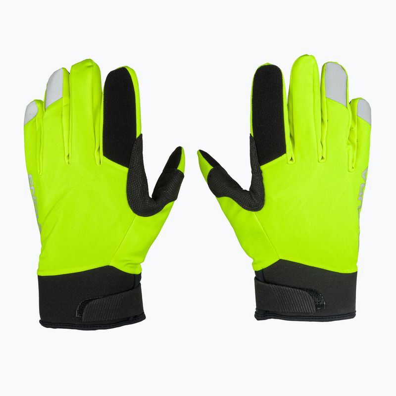 Vyriškos dviračių pirštinės Endura Strike bright yellow 2