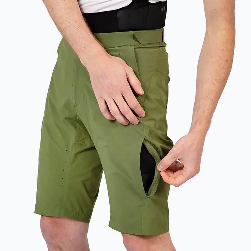 Vyriški dviračių šortai Endura GV500 Foyle Baggy Short olive green 8