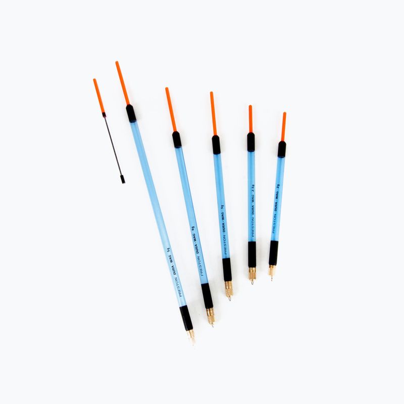 Preston Innovations Dura Wag reguliuojamas tiesus + įdėklai mėlynas DWSAI/2 waggler plūdė