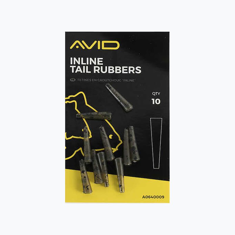 Avid Carp Inline Tail Rubbers kamufliažinės apsauginės klipsų apsaugos 2
