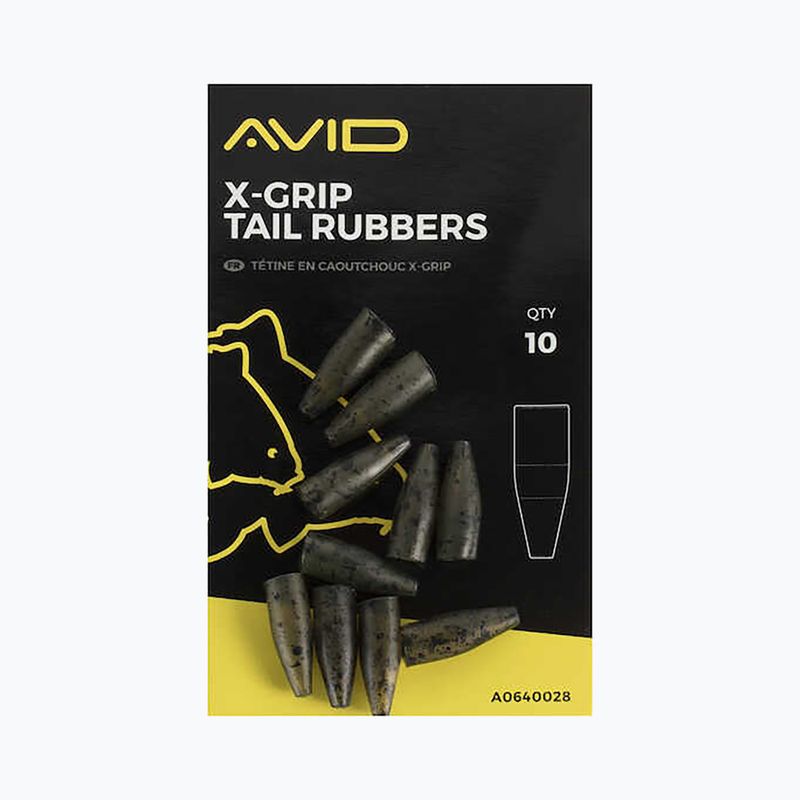 Avid Carp X- Grip Tail Tail Rubbers camo 2