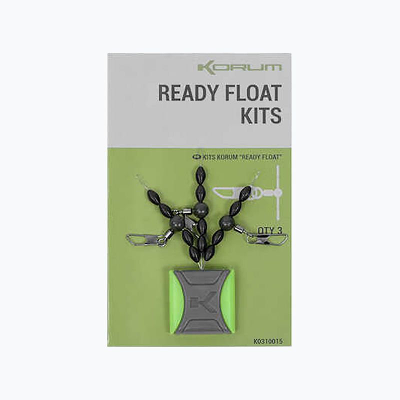 Korum Ready Float kamščiai 3 vnt. juodi K0310015