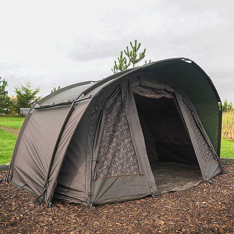 Avid Carp HQ Dual Layer Bivvy One Man palapinė žalia 3