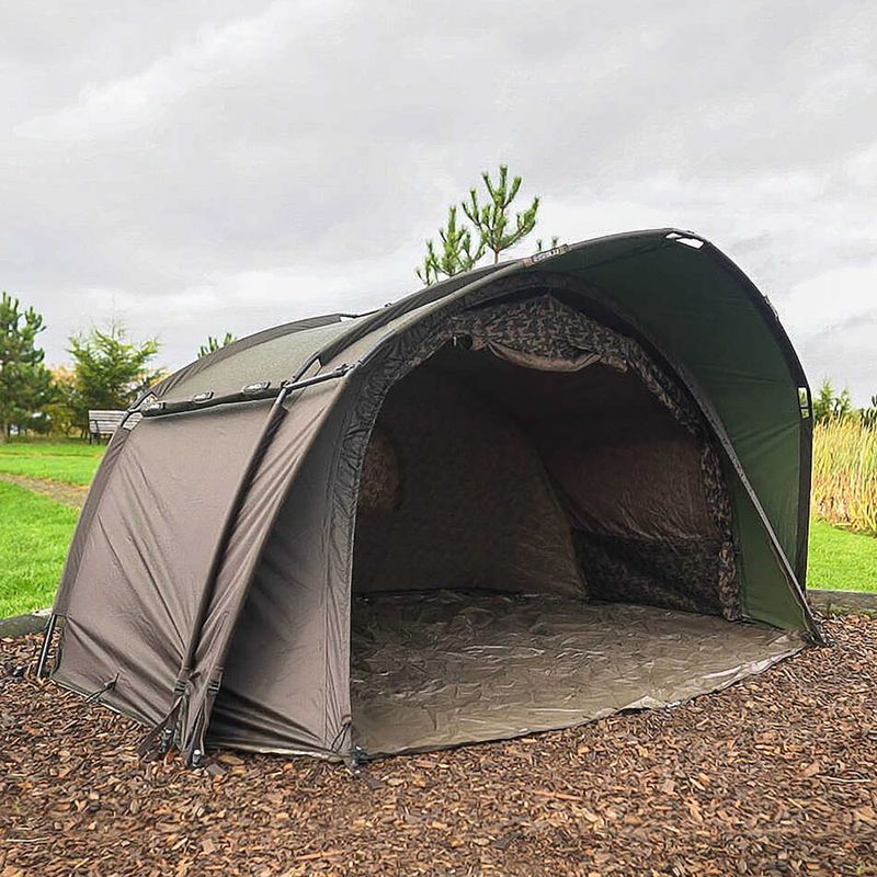 Avid Carp HQ Dual Layer Bivvy One Man palapinė žalia 4