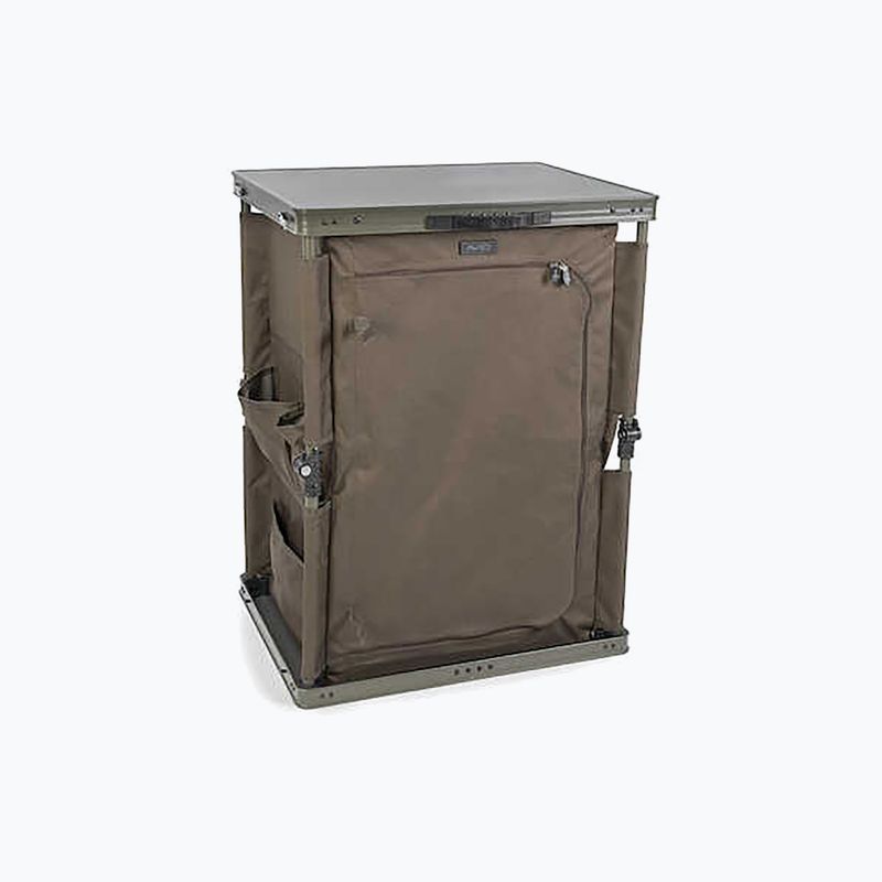 Avid Carp Quick-Up sesijos organizatoriaus spintelė ruda