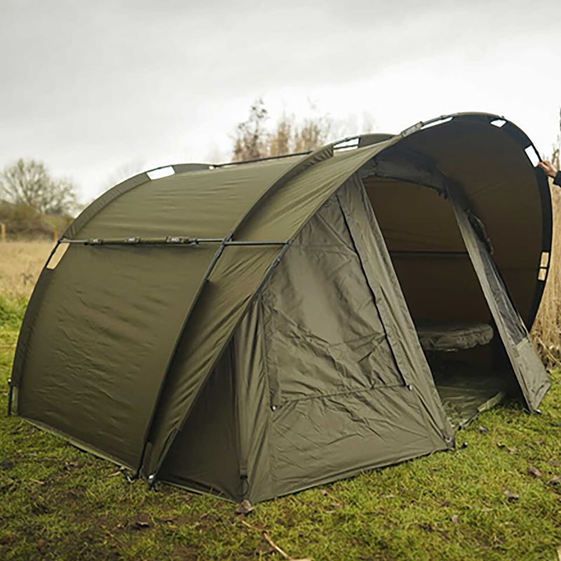 Avid Carp Ascent Bivvy dviejų asmenų palapinė žalia 7