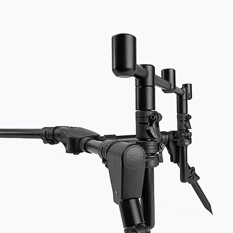 Avid Carp Lok Down Compact Pod juodas 3 meškerių stovas