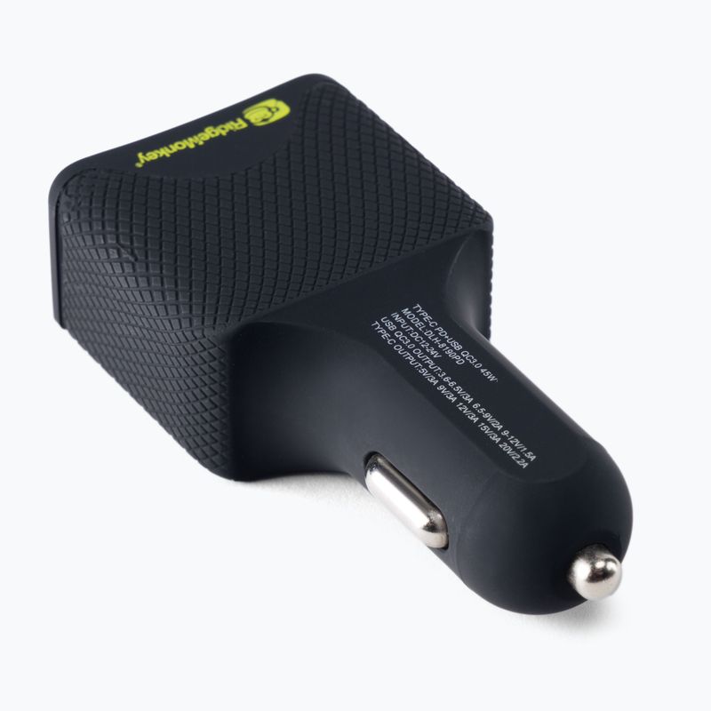 RidgeMonkey Vault 45W USB-C PD automobilinis įkroviklis juodas RM146