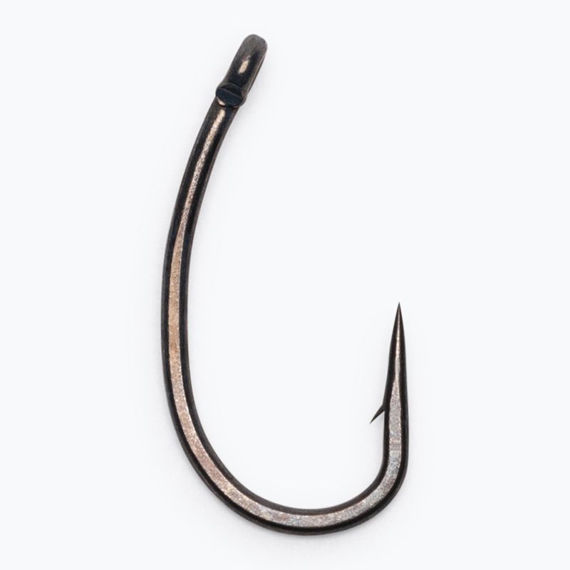 RidgeMonkey Ape-X Curve spygliuoti kabliukai pilkos spalvos RMT285
