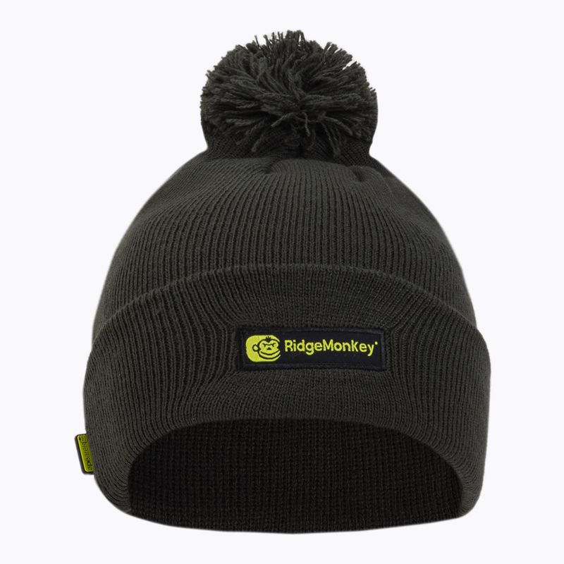 Ridgemonkey vyrų žvejybos kepurė Apearel Bobble Beanie kepurė žalia RM557 2