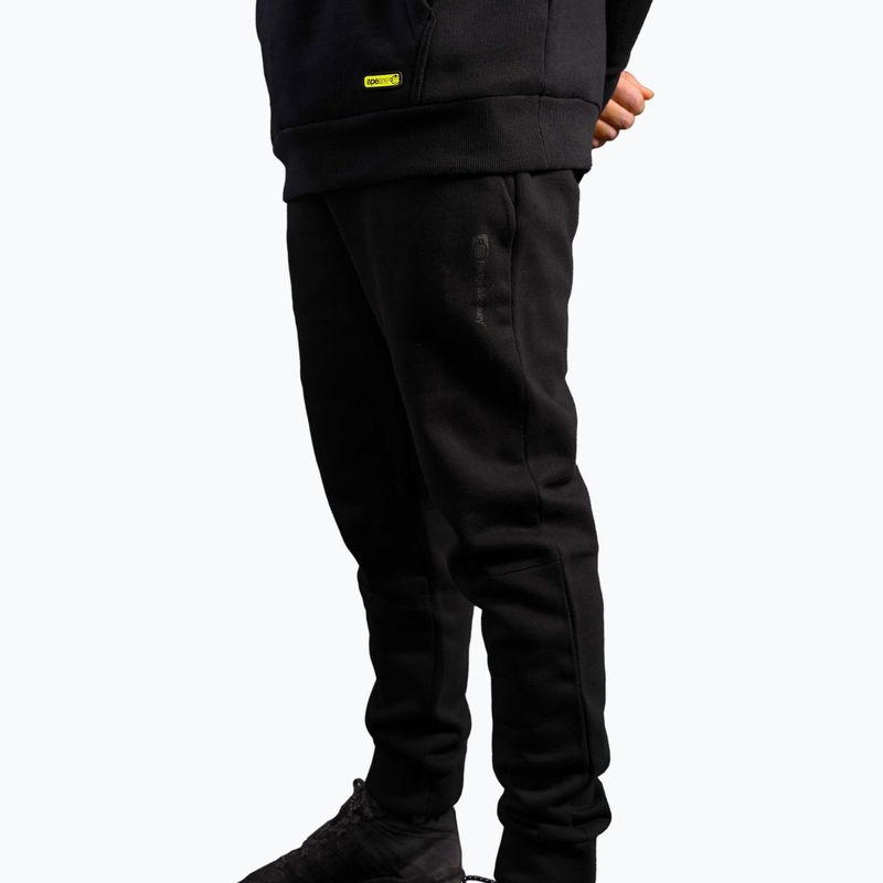 RidgeMonkey Apearel Heavyweight Joggers juodos RM641 žvejybinės kelnės