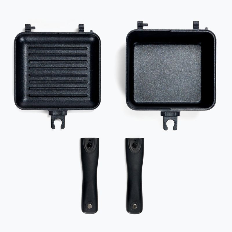 RidgeMonkey Connect mini keptuvė ir keptuvė juodos spalvos MMP PG rinkinys 3