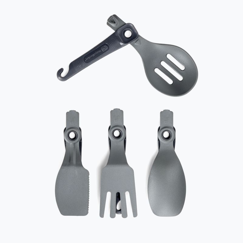 RidgeMonkey Q-Lock indų rinkinys pilkas QLU SET 3