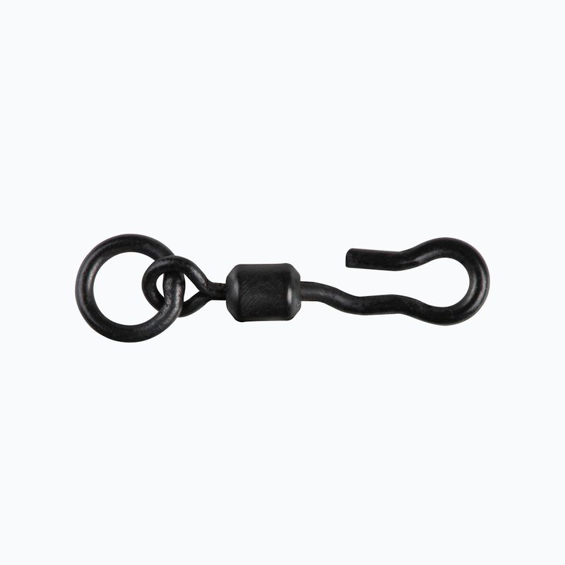 Fox International Edges Kwik Change Hook Swivels karpiniai suktukai juodi CAC702 3