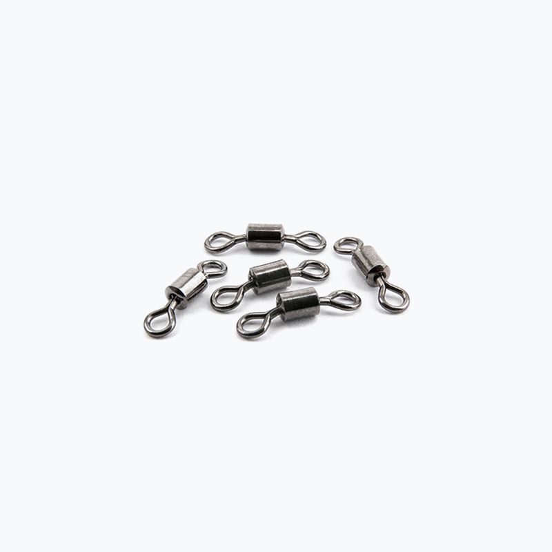 Matrix Barrel Swivels 10vnt. sidabrinių GAC357 methode swivels 2