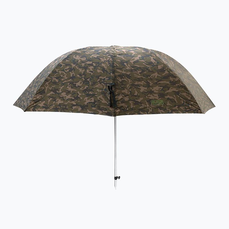 Fox International 60" Camo Brolly rudos spalvos karpių skėtis CUM268 2