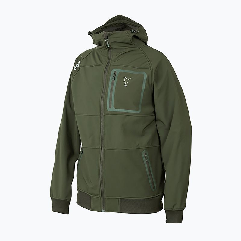 Fox International Collection Shell Hoodie Green Žalioji žvejybinė striukė CCL093