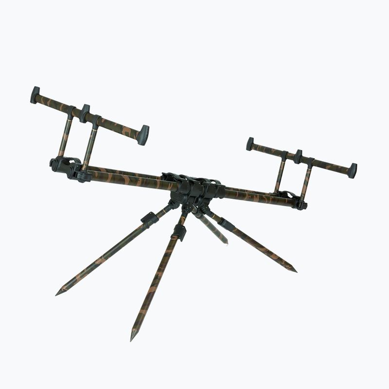 Fox International Ranger MK2 CAMO Pod rudos/juodos spalvos 3 meškerių laikiklis CRP039 2