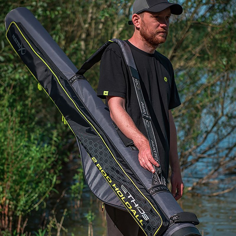 Užvalkalas meškerėms Matrix Ethos 2 Rod Holdall black 11