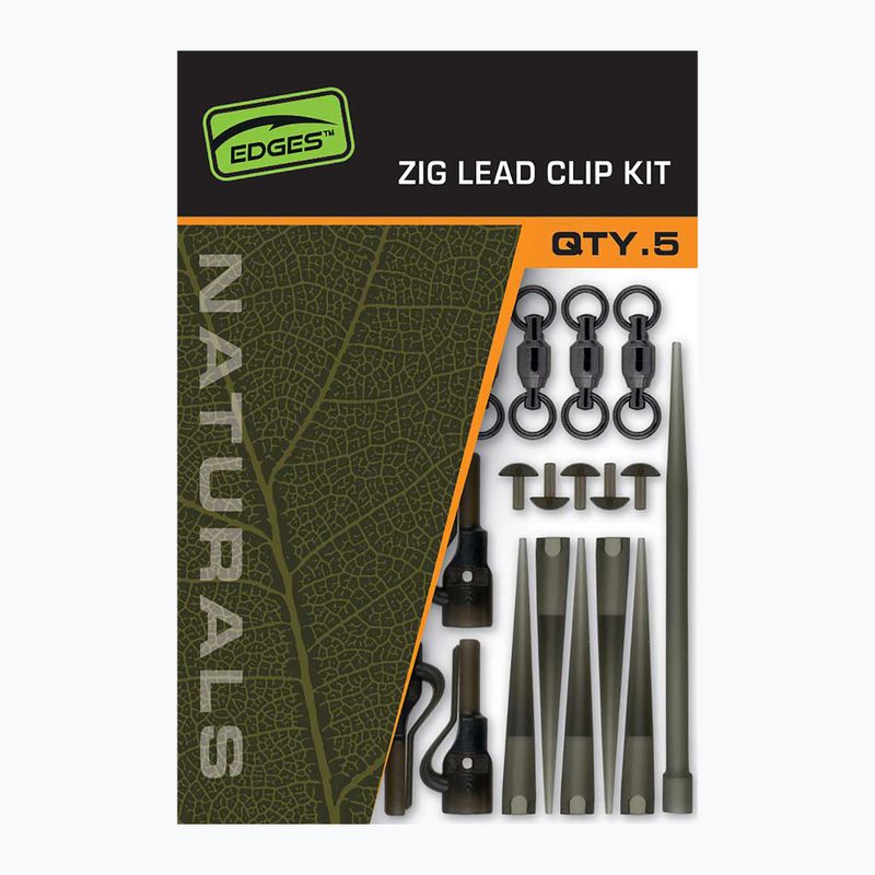 Saugus klipsas Fox International Naturals Zig Lead Clip Kit