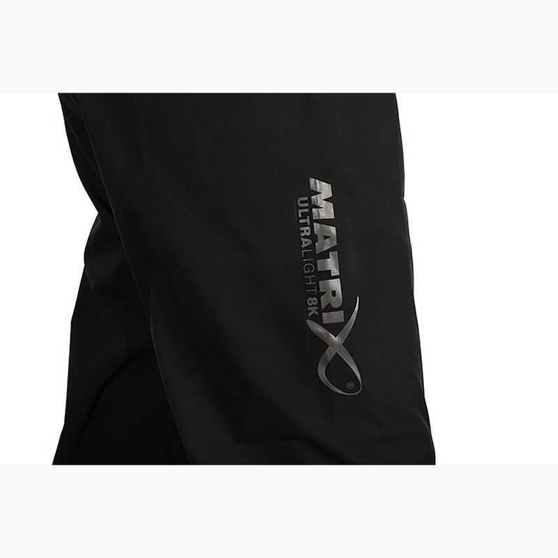 Žvejybinės kelnės Matrix Ultra-Light Salopettes black 7