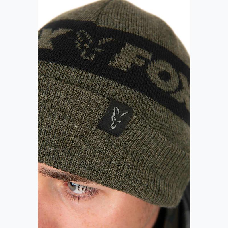 Žieminė kepurė Fox International Collection Beanie green/black 4