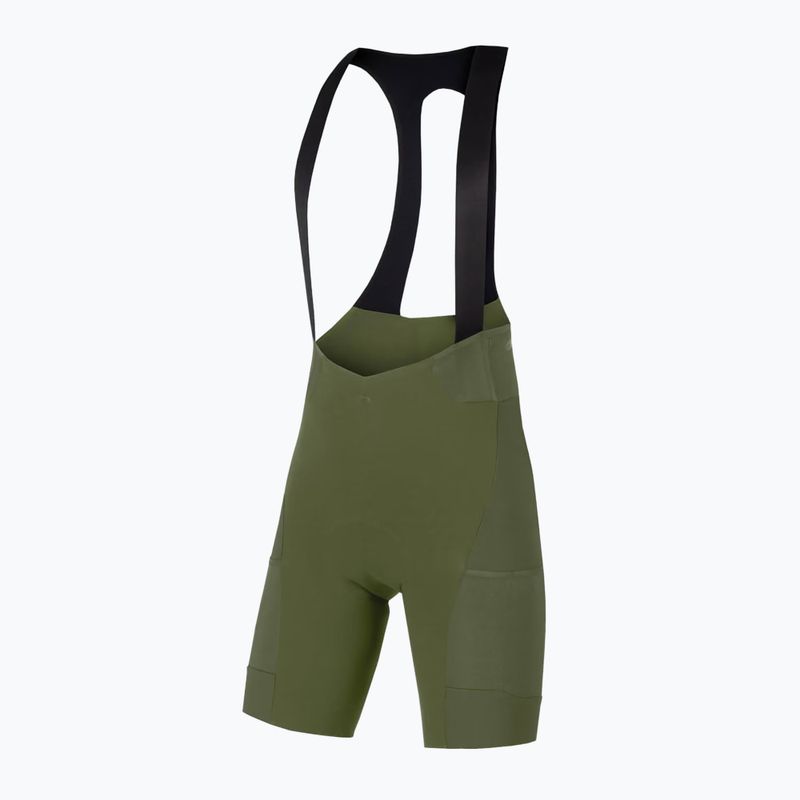 Vyriški dviračių šortai Endura GV500 Reiver Bibshort olive green 5