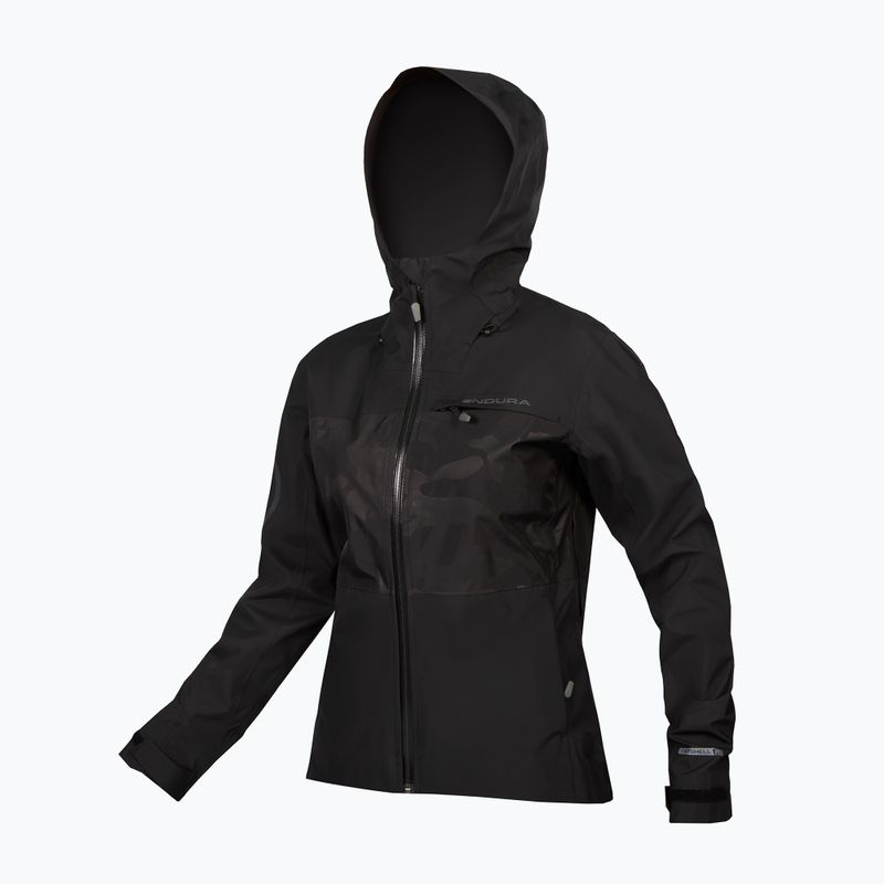 Moteriška dviračių striukė Endura Singletrack II Waterproof black 4