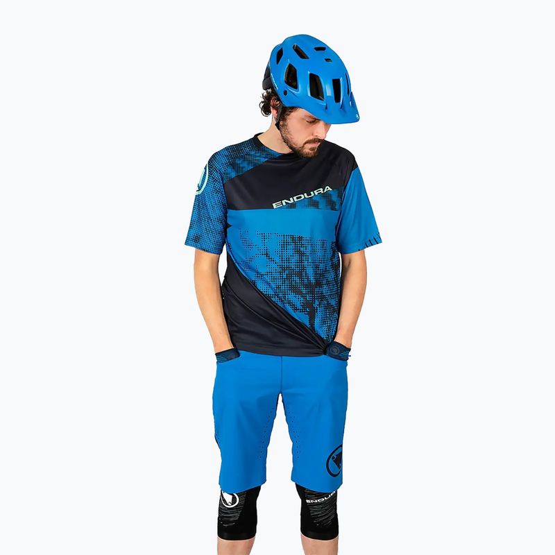 Vyriški dviračių šortai Endura Singletrack Lite Short Std electric blue 2