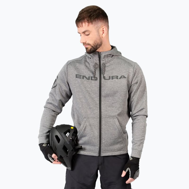 Vyriškas dviračio džemperis Endura Hummvee Hoodie grey 5