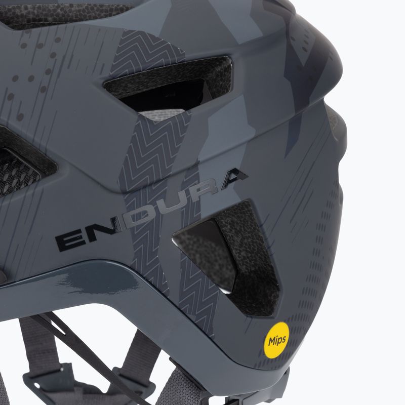 Dviračio šalmas Endura Hummvee Plus MIPS grey camo 7
