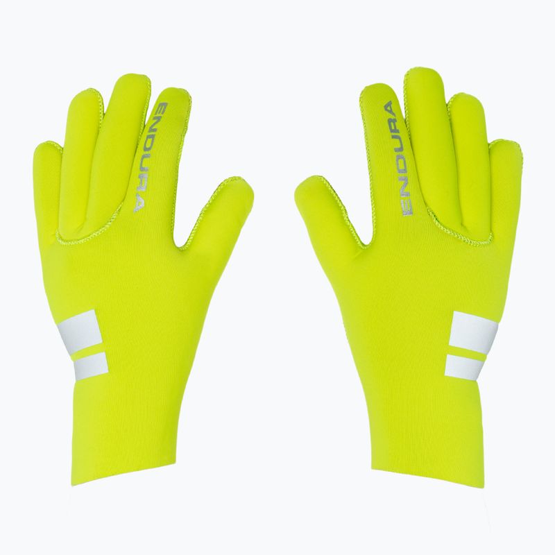 Vyriškos dviračių pirštinės Endura FS260-Pro Nemo Glove II hi-viz yellow 2