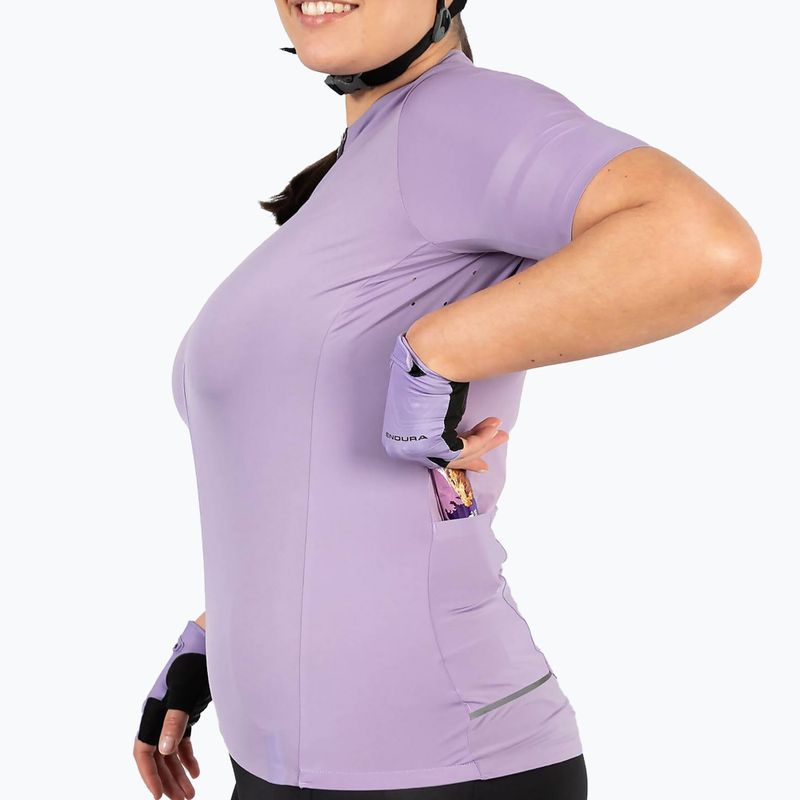 Moteriški dviračių marškinėliai Endura Pro SL II S/S violet 7