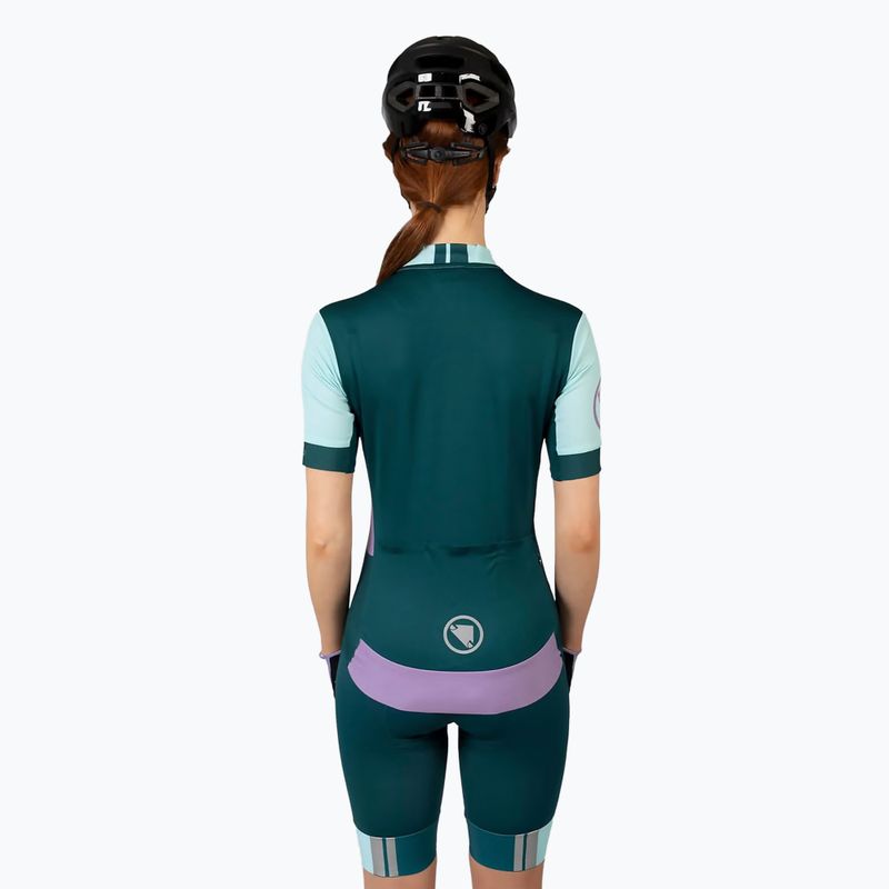 Moteriški dviračių marškinėliai Endura FS260 Print S/S violet 3