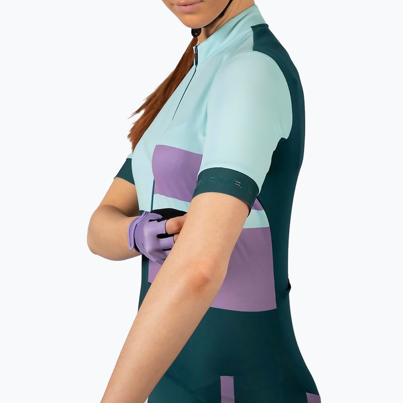 Moteriški dviračių marškinėliai Endura FS260 Print S/S violet 6